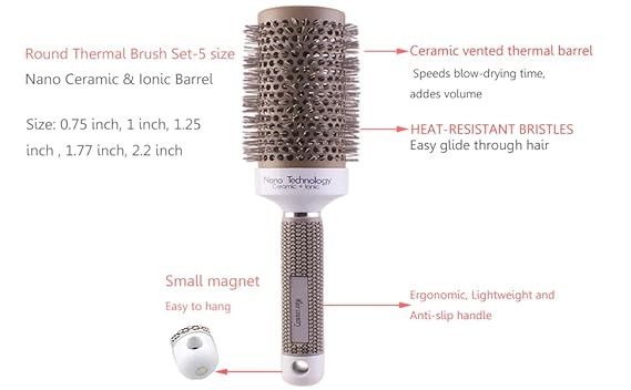 Beauty Style Cepillo Profesional Ceramica e Iones Pequeño 0652501