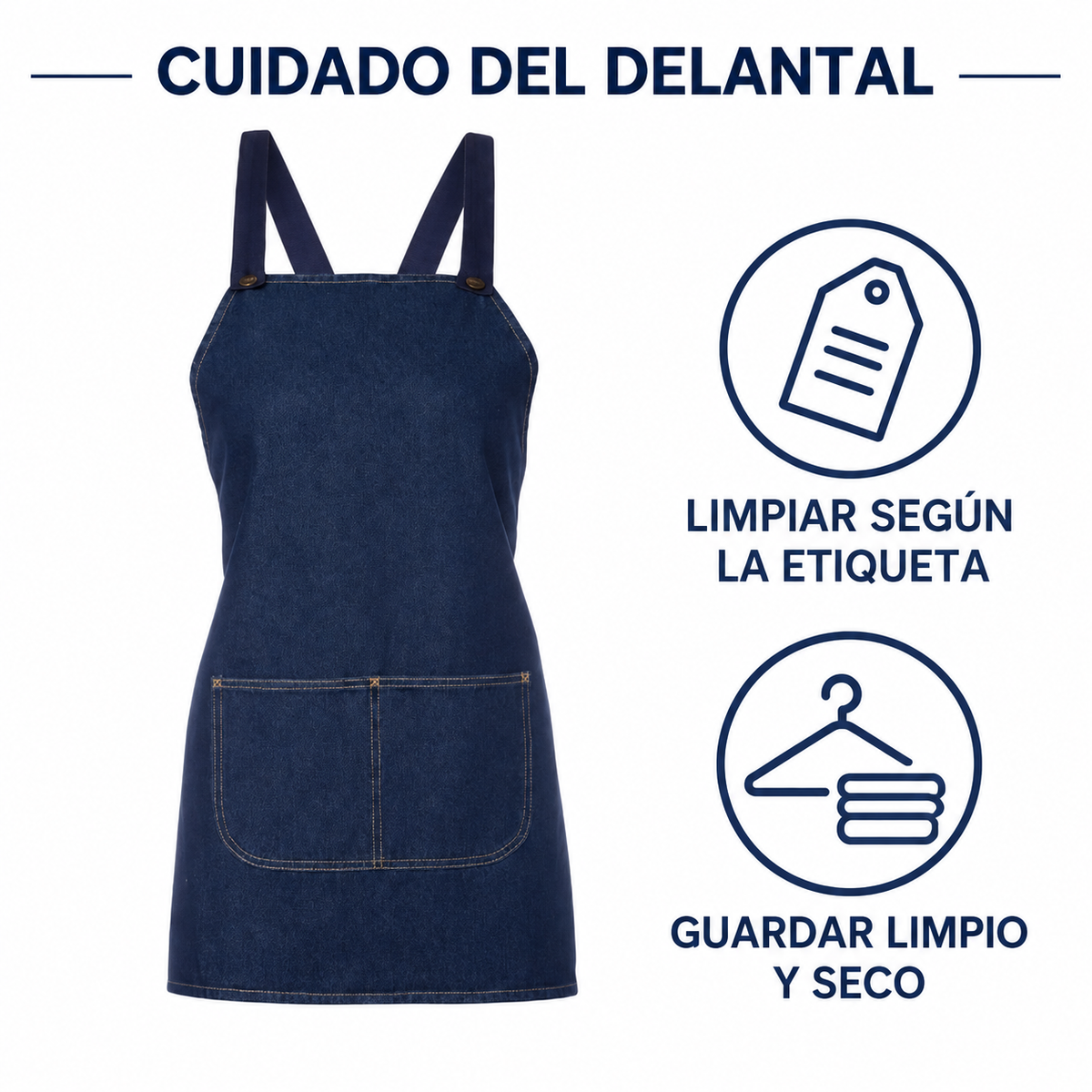 Beauty Style Delantal de Mahón Profesional – 0717140