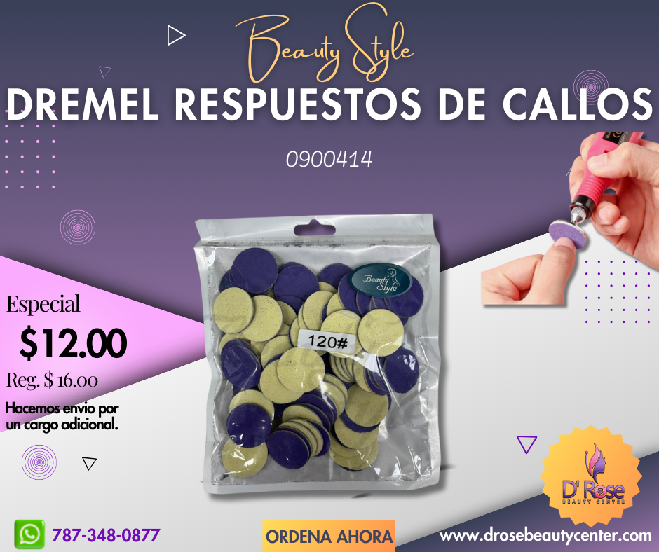 Beauty Style Dremel Repuestos para callos 0900414