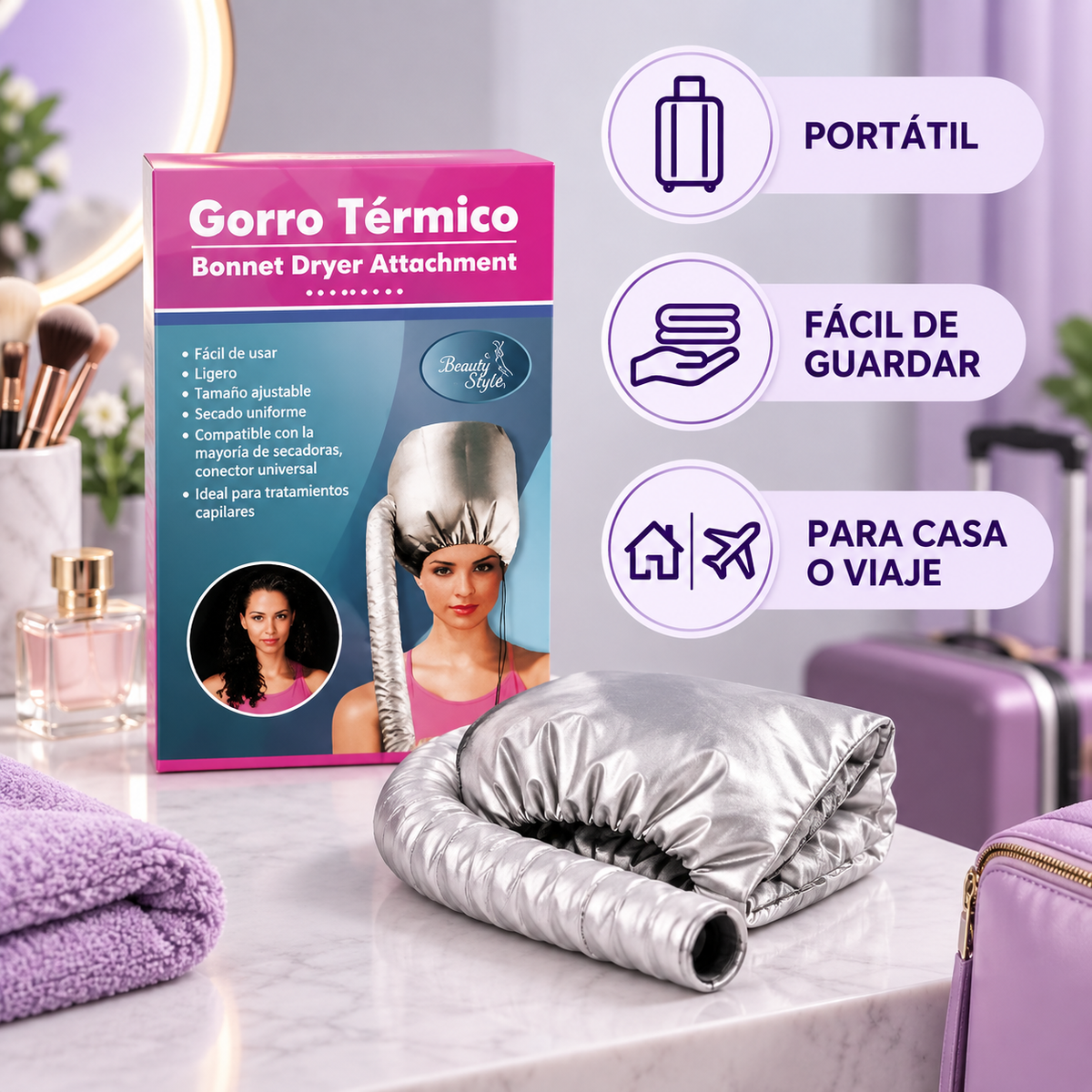 Beauty Style Gorro Térmico para el Cabello 0900495