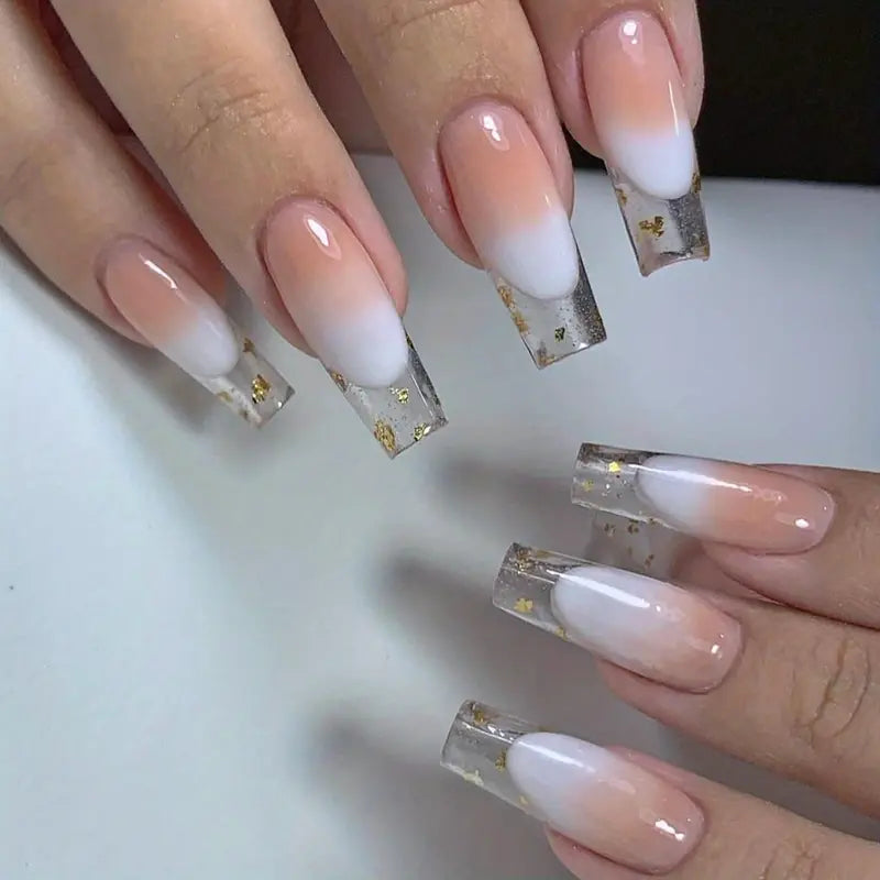 Beauty Style Uñas French Tips Color Transparente de 500pc 1030041