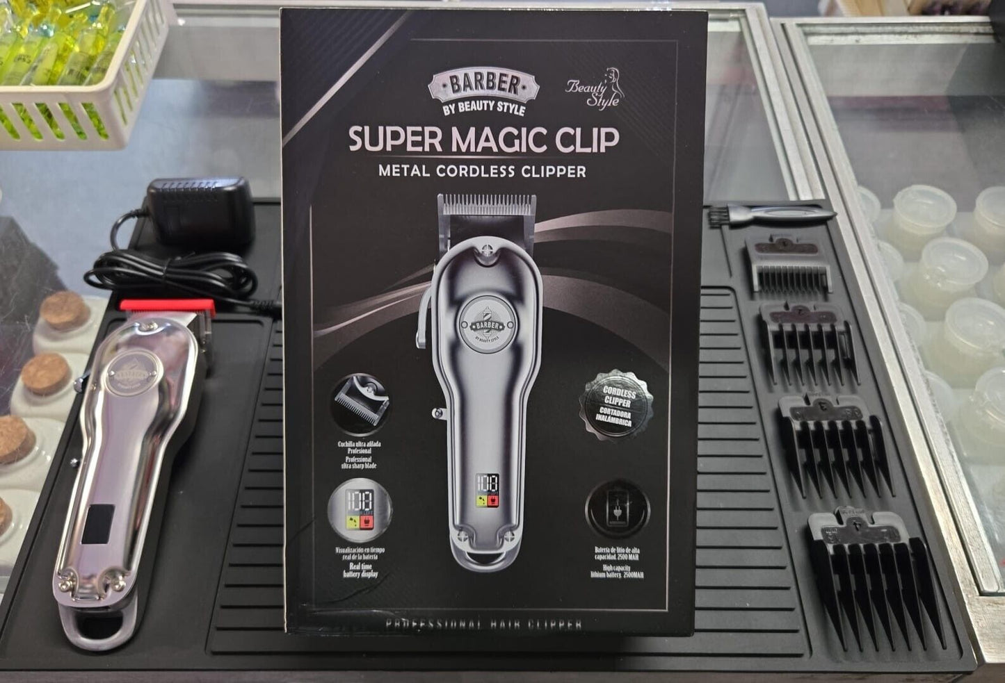 Barber by Beauty Style Super Magic Clip Cordless Clipper (Gold) 0923422