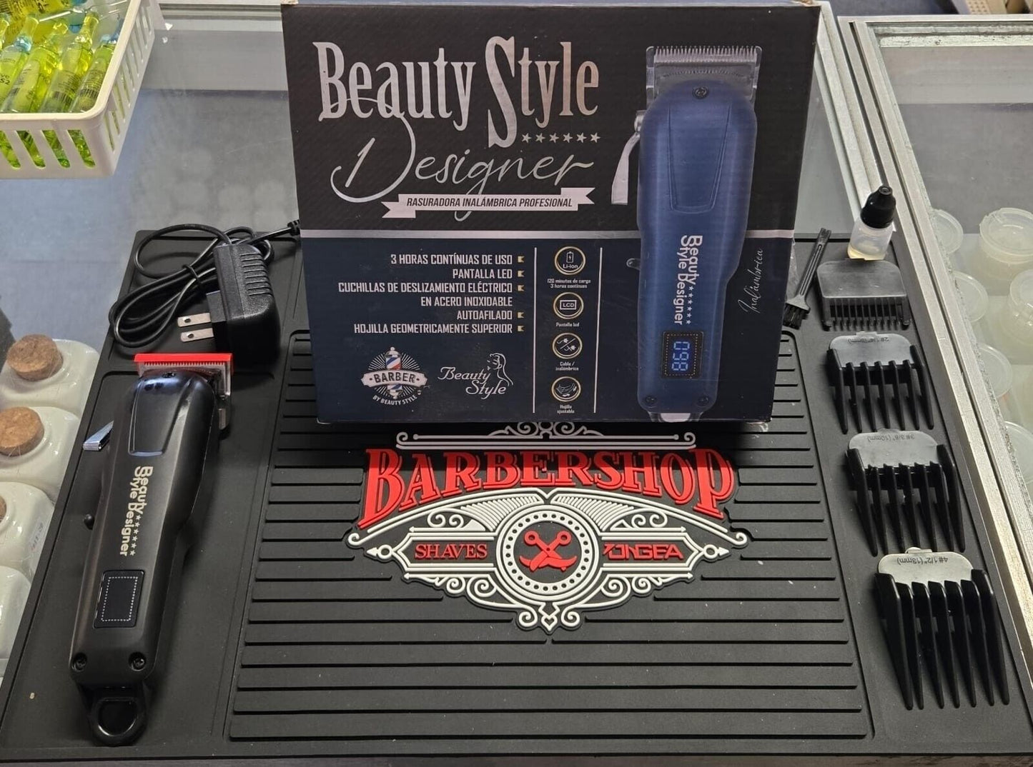 Barber by Beauty Style Designer Cordless Clipper 0923446 – Máquina Cortadora Inalámbrica Profesional