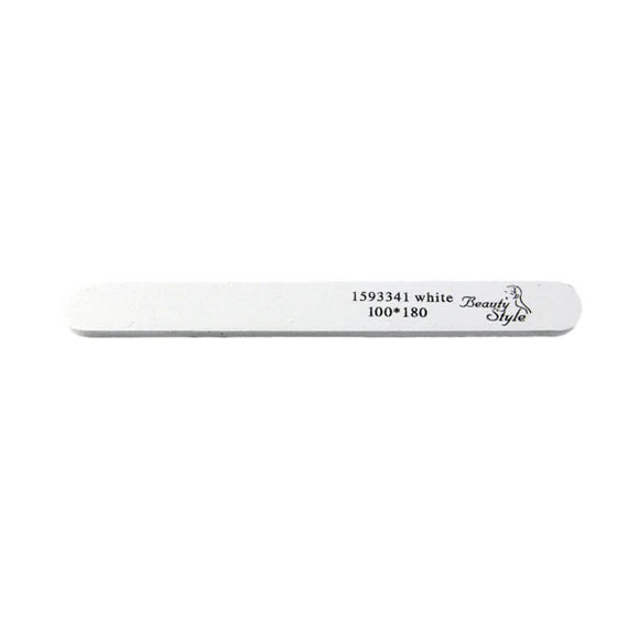 Beauty Style Lima de Uñas Blanca Recta 100 x 180 Oferta de 12 unidades 1593341X12