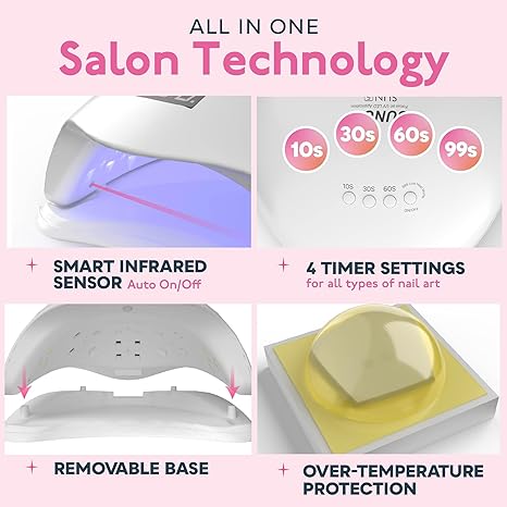 Beauty Style Lampara UV Led Para Uñas 36 watts 2265562