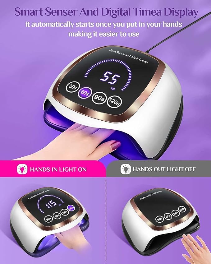 Lámpara LED UV para Uñas 168W – Beauty Style (2265564)
