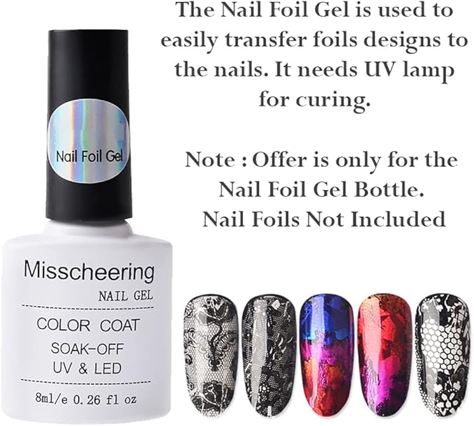 Beauty Style Pega Led UV Para Papel Foil de Uñas 2464989