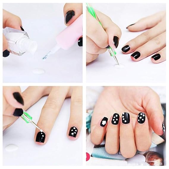 Cité Kit de Punteros Doble Punta para Nail Art 5 Piezas CP043