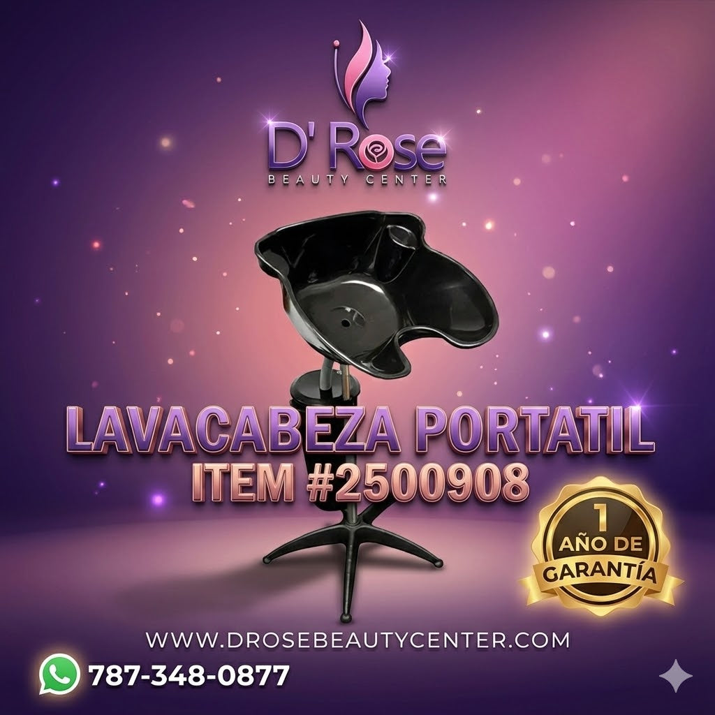 Lavacabeza Portátil Beauty Style 2500908 Profesional Grande con Depósito