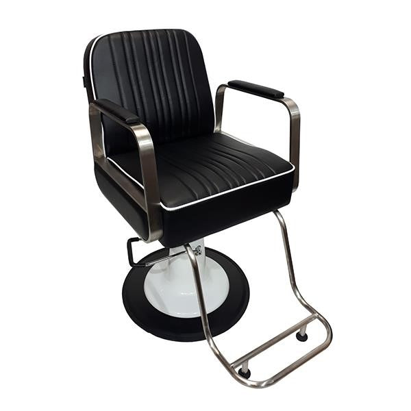 🪑 Silla Paola Negra para Barbería y Estilo – Modelo 2506341