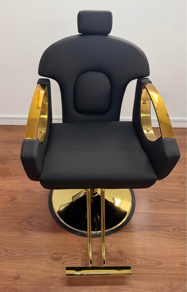 Beauty Style Silla Rosella Profesional Negra con Detalles Dorados 2506501