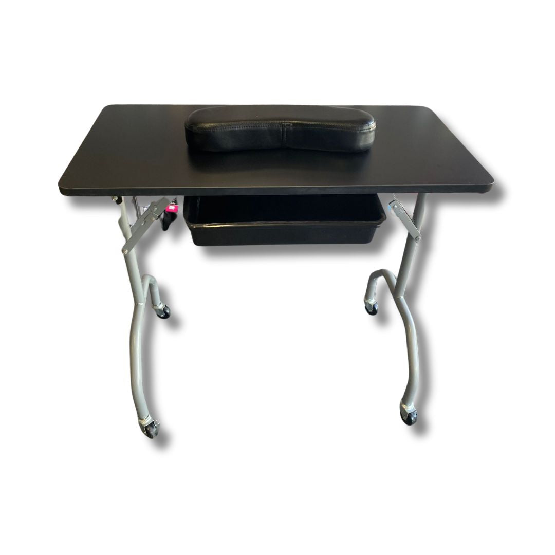 Beauty Style Mesa de Manicura o Uñas Anyi Color Negra con Blanco 2508081