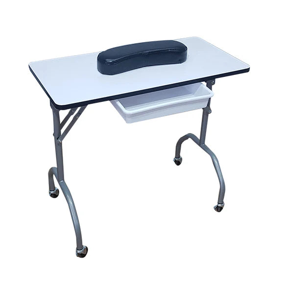 Beauty Style Mesa de Manicura o Uñas Anyi Color Blanco con Negro 2508082