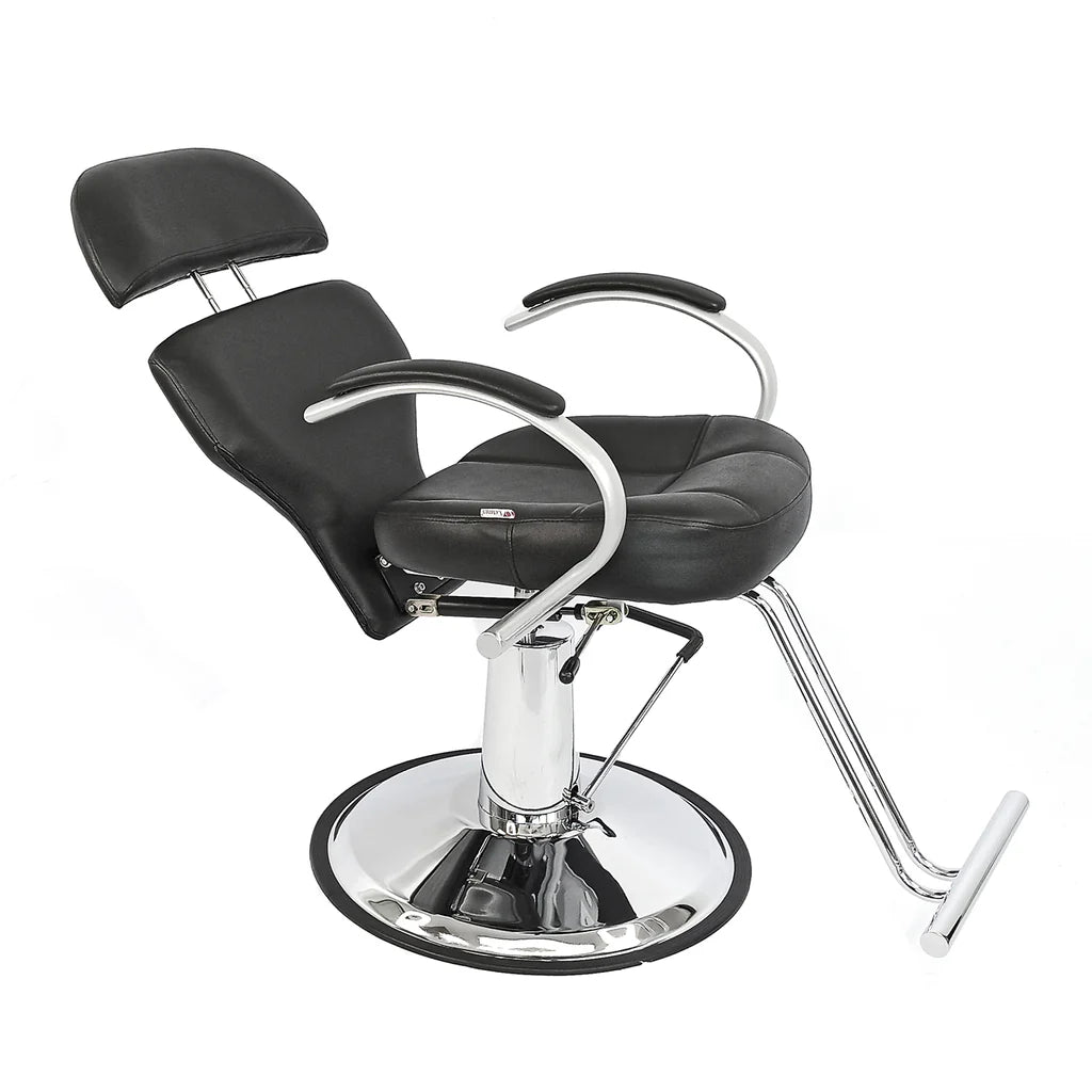 💈 SILLA VIRGINIA RECLINABLE NEGRA – MODELO 2512031