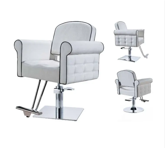 🪑 Silla Natalia para Estilo o Barbería – Color Blanco (2520125)