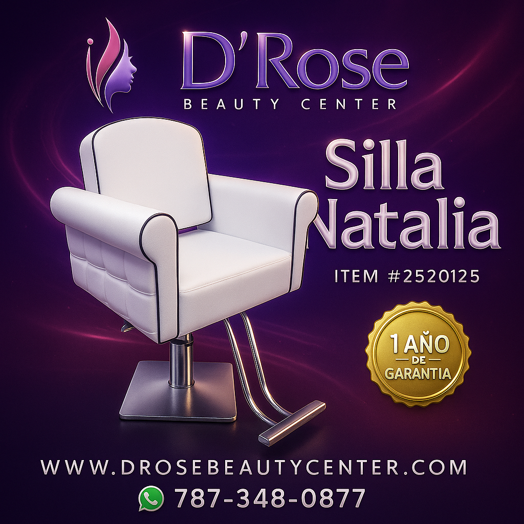 Beauty Style Silla Natalia Blanca Profesional para Estilismo y Barbería 2520125