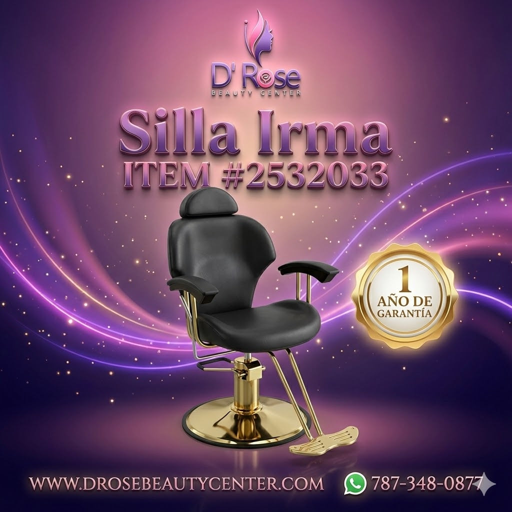Beauty Style Silla Irma Reclinable Profesional Negra 2532033