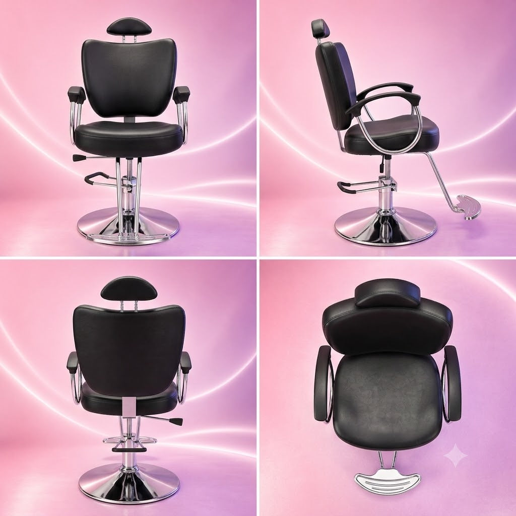 1. SHOPIFY Beauty Style Silla Isabel Reclinable Profesional Negra 2539091