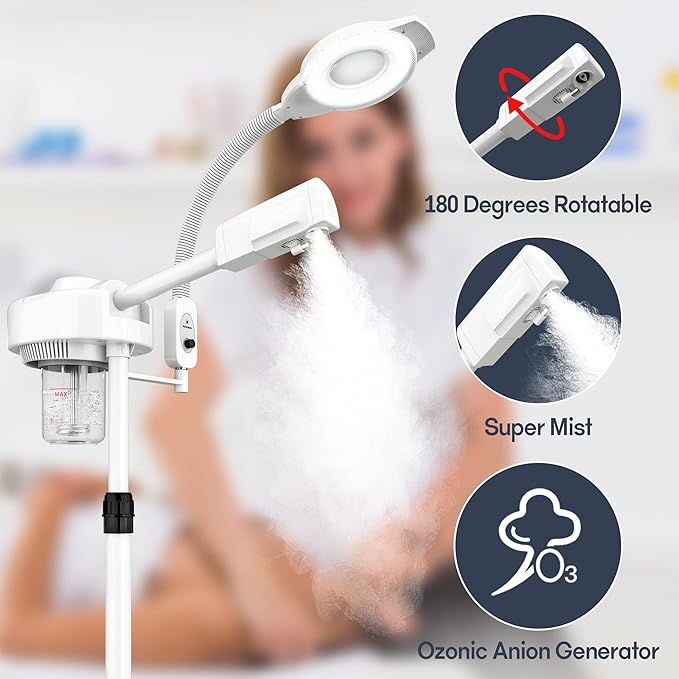 Beauty Style Vaporizador Facial Con Lupa 2570708