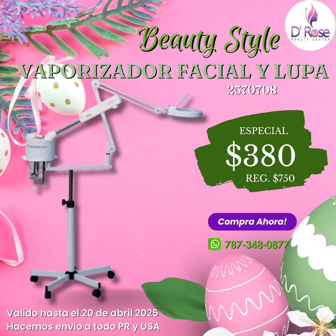 Beauty Style Vaporizador Facial Con Lupa 2570708