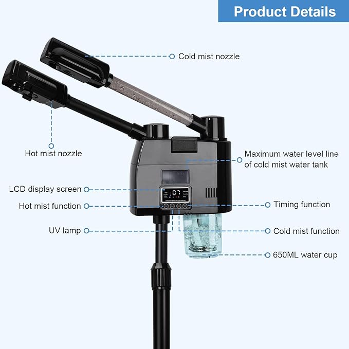 Beauty Style Vaso de Cristal de Repuesto Para Vaporizadores Faciales 2323010