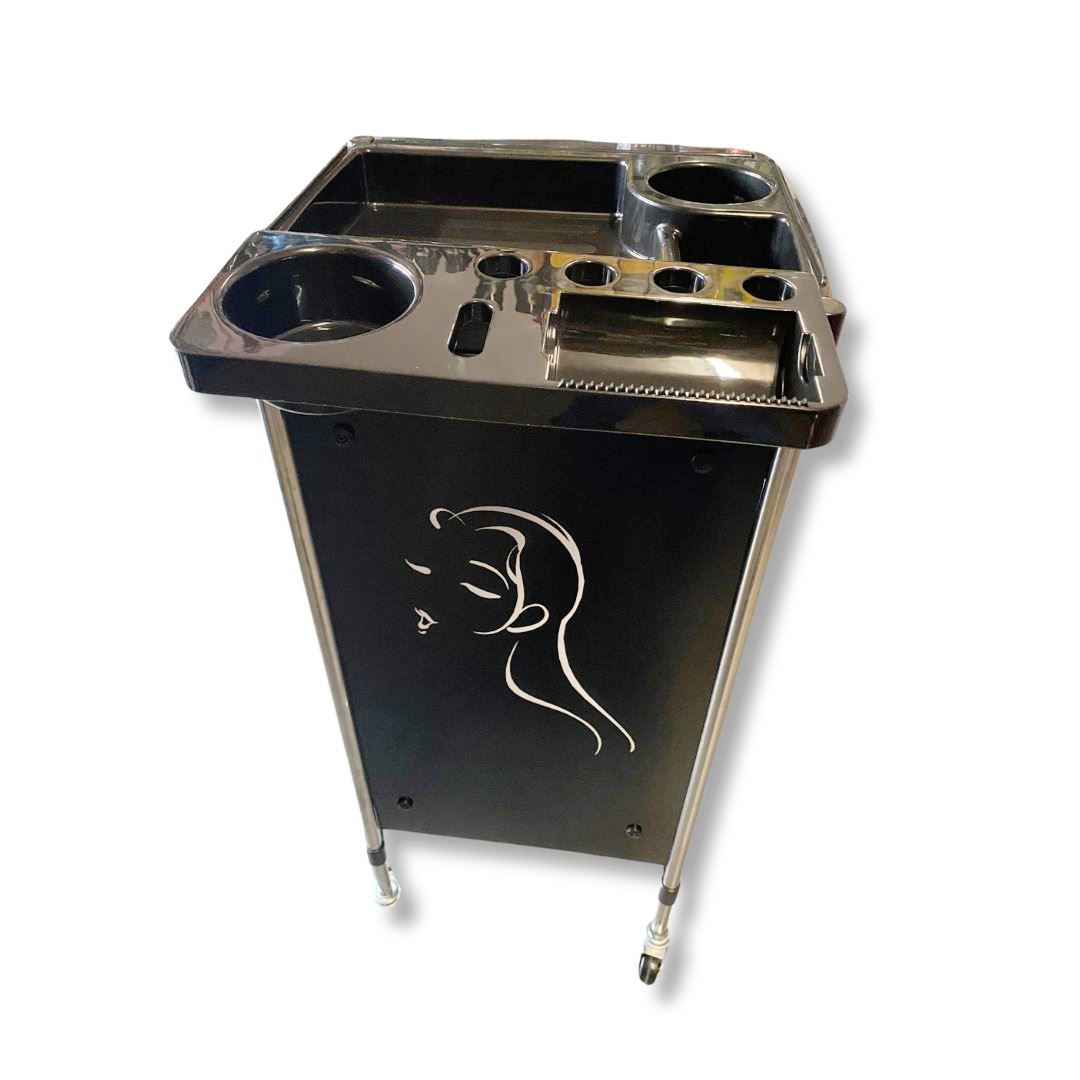 Beauty Style Carrito Auxiliar Para Estilista Barcelona Negro 2586791