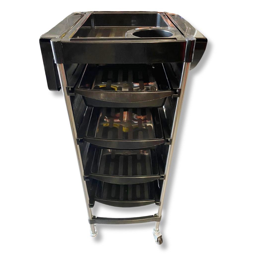 Beauty Style Carrito Auxiliar Para Estilista Barcelona Negro 2586791