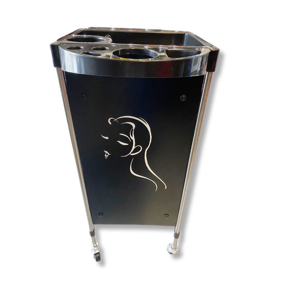 Beauty Style Carrito Auxiliar Para Estilista Barcelona Negro 2586791