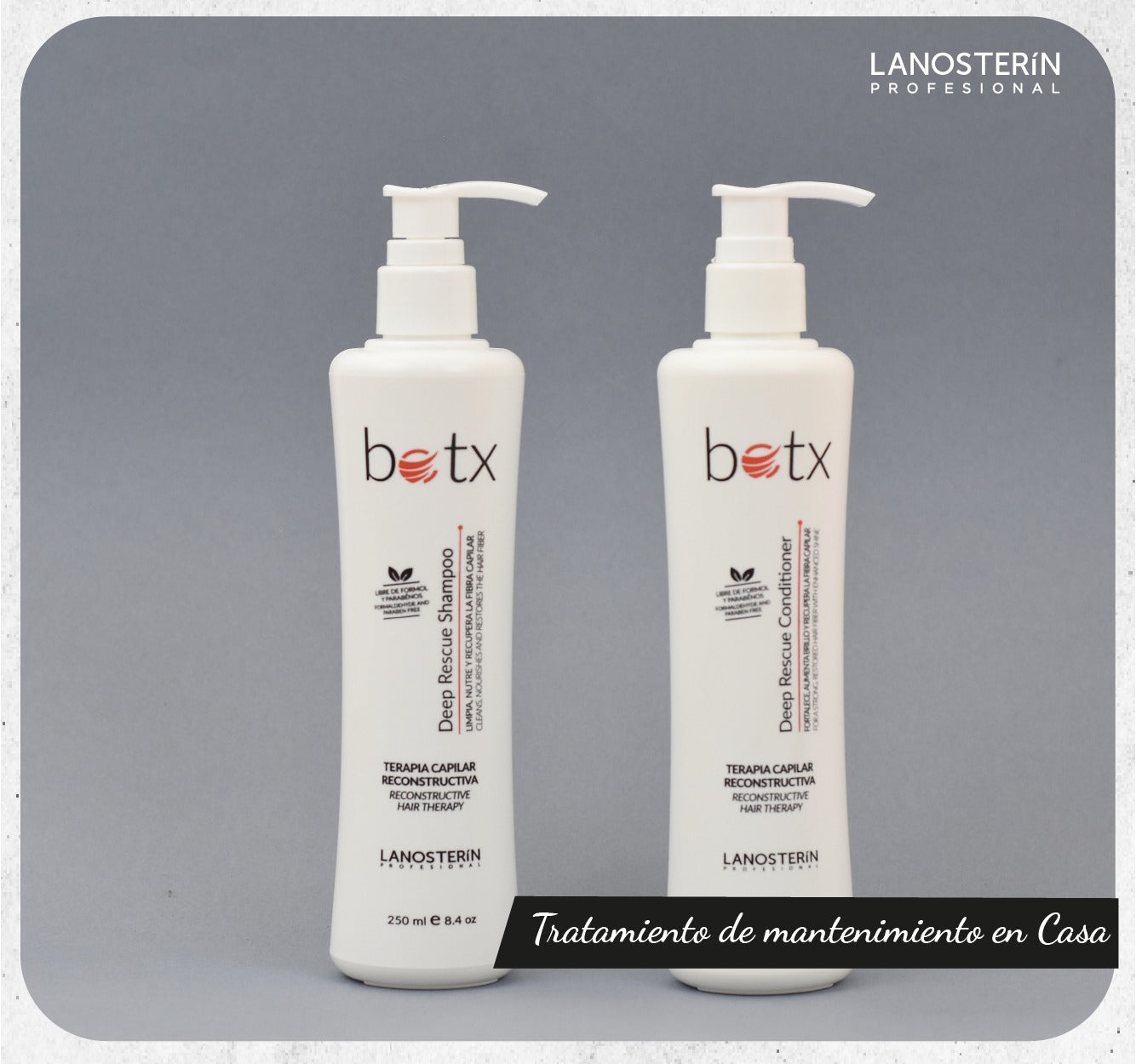 LANSOTERIN PROFESIONAL BOTX DEEP RESCUE KIT 2PC LPBDRK2PC