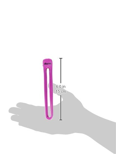 DIANE 4-Pack 4 ¾" Control Clips D101C – Clips Profesionales para Dividir y Sujetar Cabello