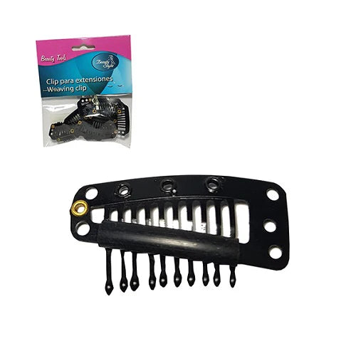 Beauty Style Clip para Extensiones Negro Grande 3333033