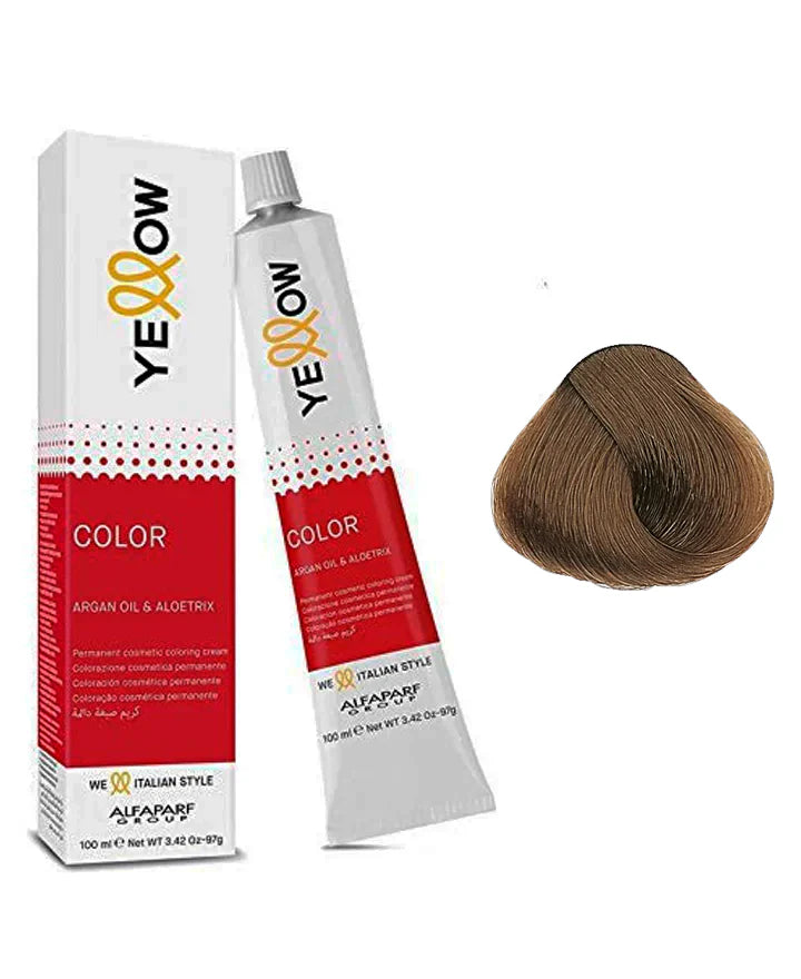 Yellow Tinte 7.31 Rubio Medio Dorado Ceniza 100ml