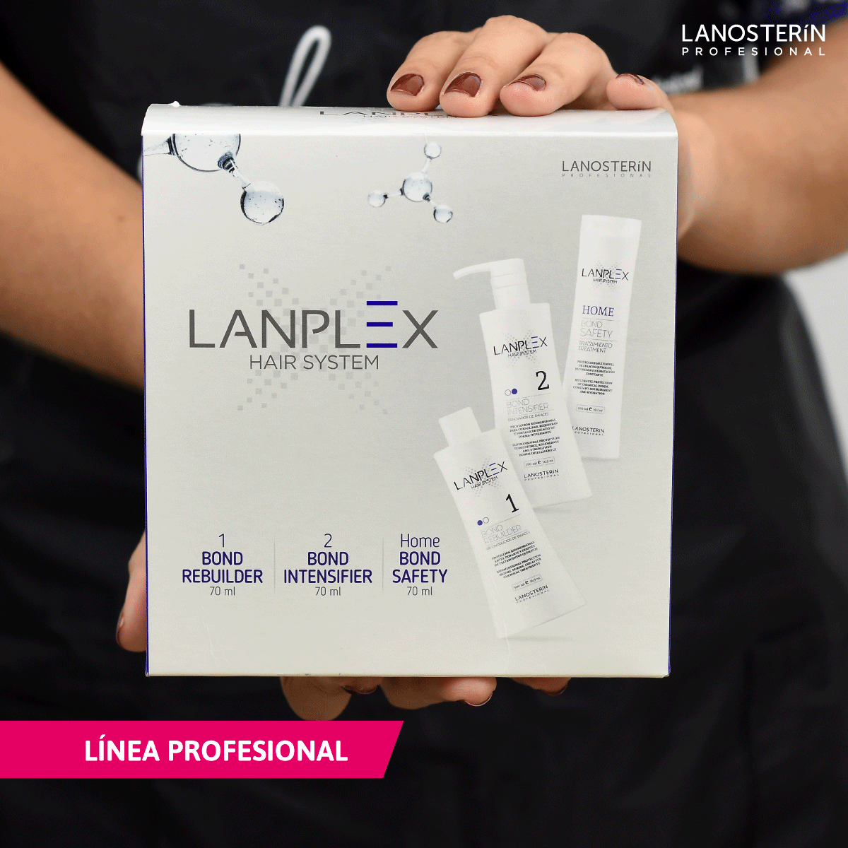 LANOSTERIN PROFESIONAL LANPLEX HAIR BOND MINI KIT 3PC (LPLHSK3M)