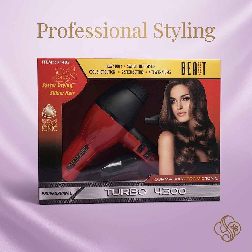 Allure Turbo 4300 Secador Profesional Tourmaline Ceramic Ionic 2000W – 71403