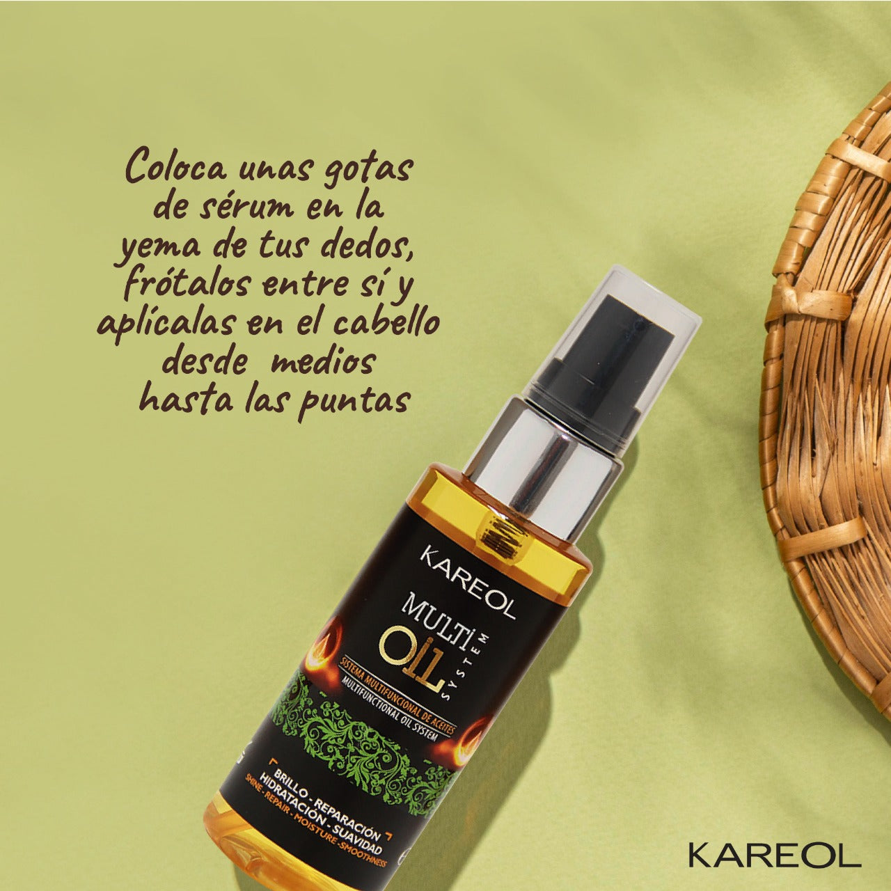 Kareol Multi Oil System 2.03 oz Aceite Multifuncional para el Cabello