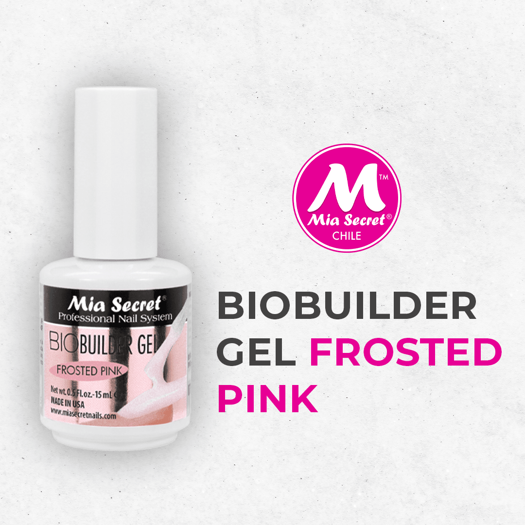 💅✨ Mia Secret® BIO BUILDER GEL Frosted Pink 0.5 oz (15 ml) (BG-73) — Gel Constructor Profesional para Extensiones y Escultura de Uñas ✨💅