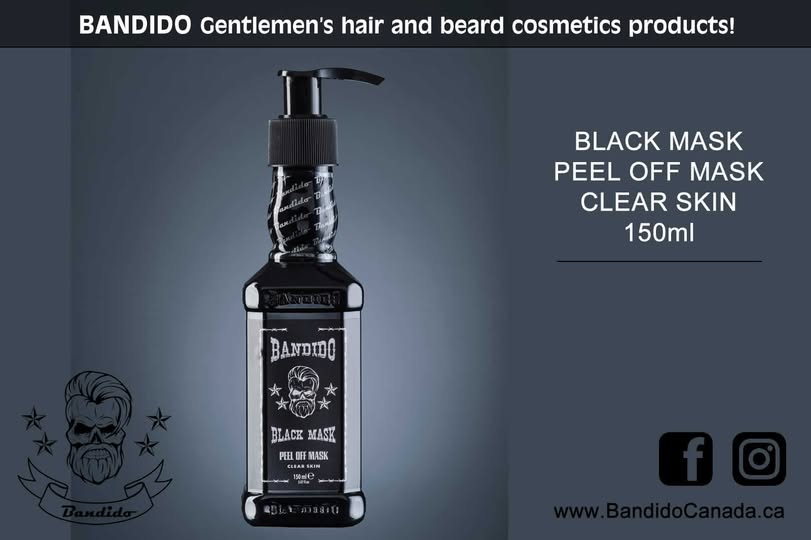 Bandido Black Mask Peel Off Mascarilla Facial 5.07 oz