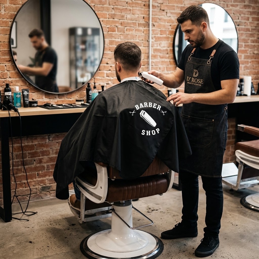 Capa de Corte Profesional Cite of Paris Barber Shop CC011