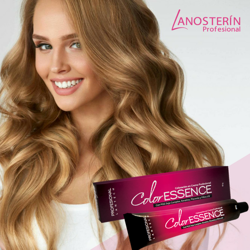 LANOSTERIN PROFESIONAL TINTE COLOR ESSENCE #9.1 RUBIO MUY CLARO CENIZO 2.11 OZ CEN191