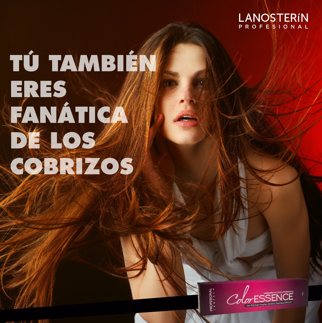 LANOSTERIN PROFESIONAL TINTE COLOR ESSENCE #6.4 RUBIO OSCURO COBRIZO 2.11 OZ CEN164