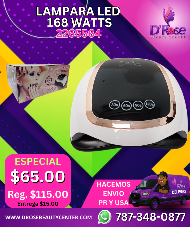 Lámpara LED UV para Uñas 168W – Beauty Style (2265564)