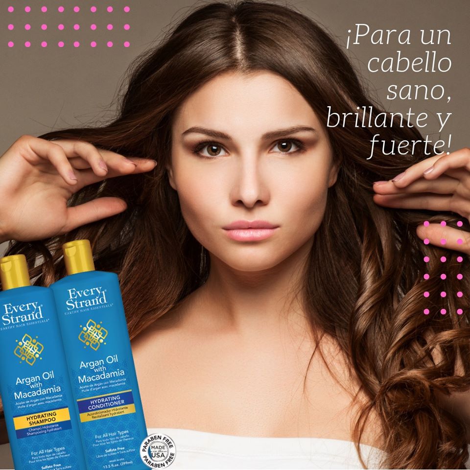Every Strand Aceite de Argán con Champú Hidratante de Macadamia / 13.5oz (ESAMSH13)