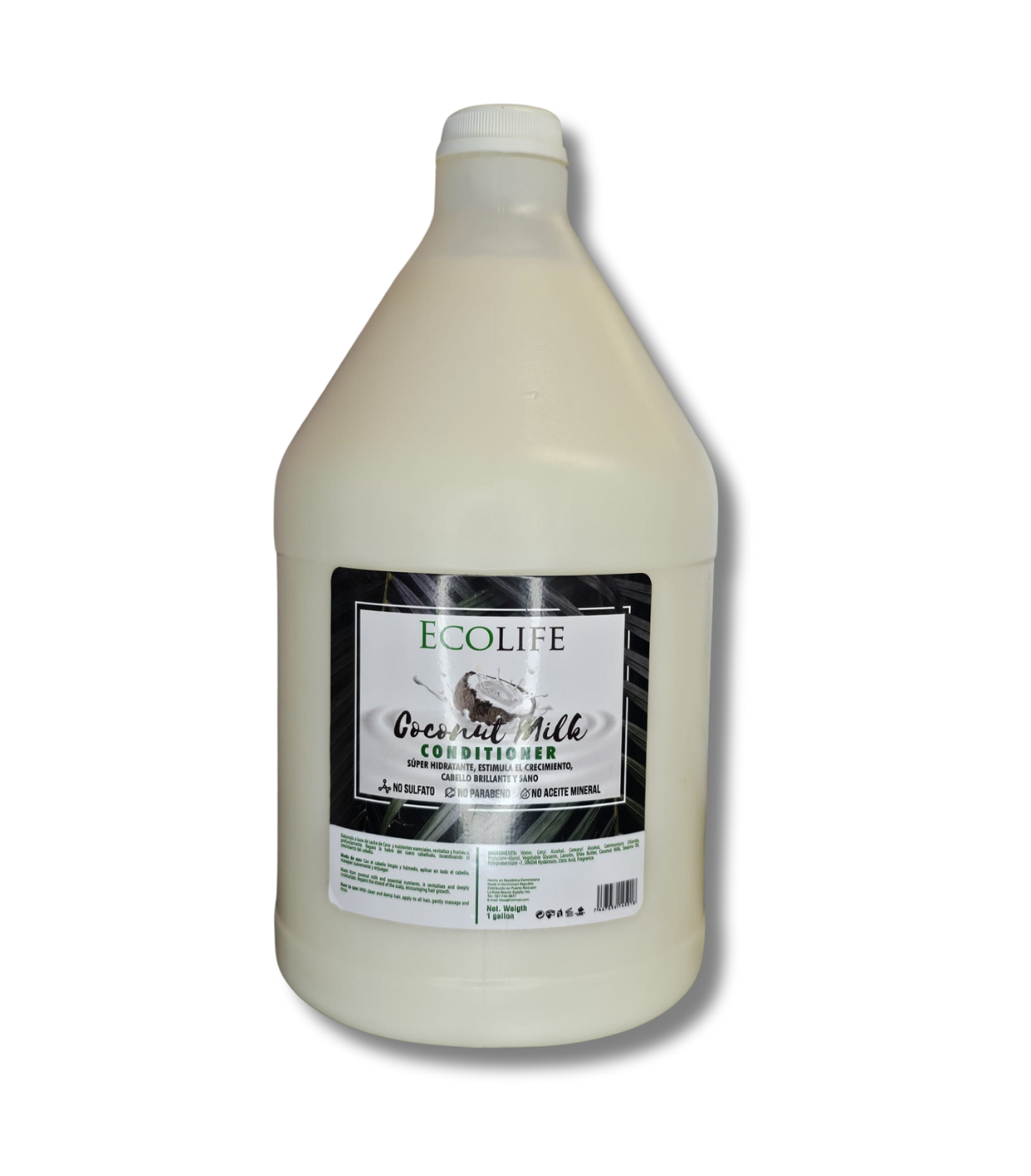 ECOLIFE TECHNOLOGIES LECHE DE COCO ACONDICIONADOR GALON ETLCAG