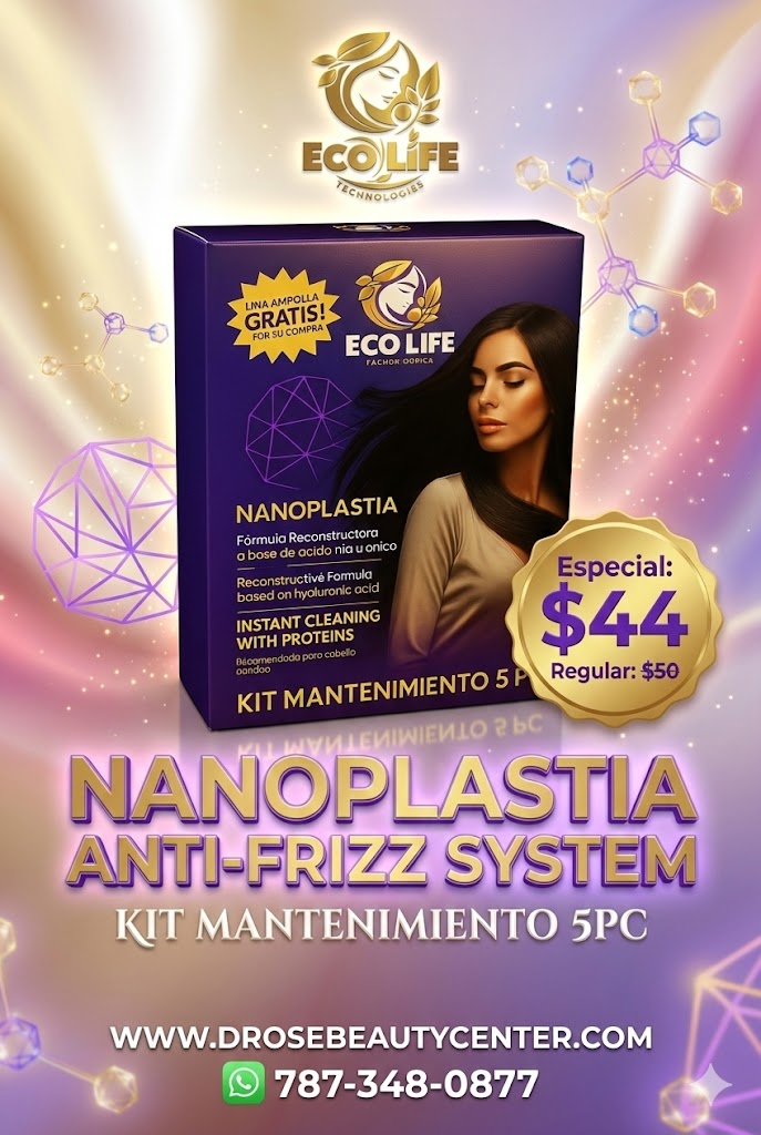 🌟 ECOLIFE TECHNOLOGIES NANOPLASTIA – KIT DE MANTENIMIENTO 5PC 🌟