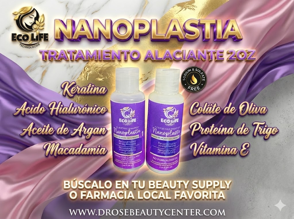 Nanoplastia Anti-Frizz System Kit Laceador 2oz de ECOLIFE TECHNOLOGIES