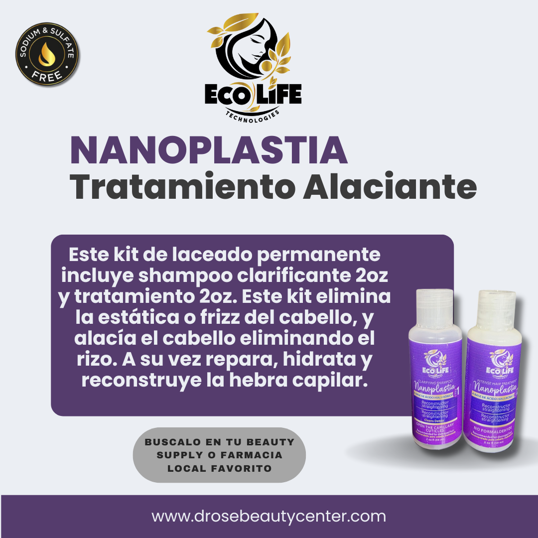 ECOLIFE TECHNOLOGIES NANOPLASTIA KIT LACIANTE 2oz (ETNKL2)
