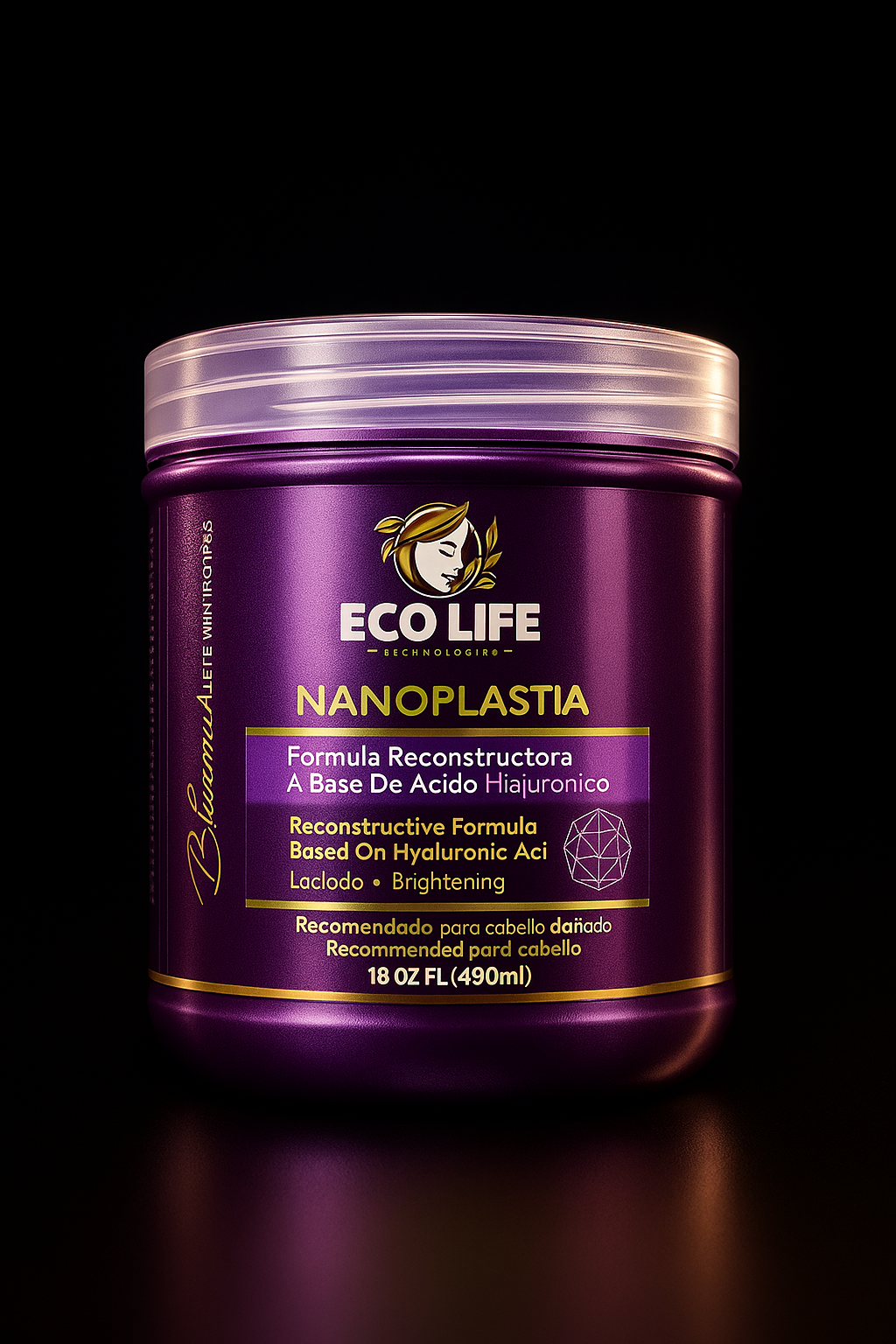 🌟 ECOLIFE TECHNOLOGIES NANOPLASTIA MASCARILLA 16OZ 🌟