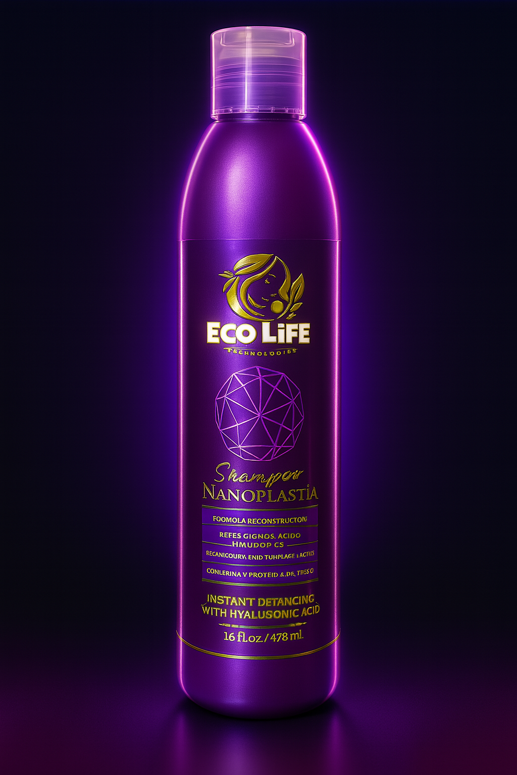 🌟 ECOLIFE TECHNOLOGIES NANOPLASTIA SHAMPOO 16oz