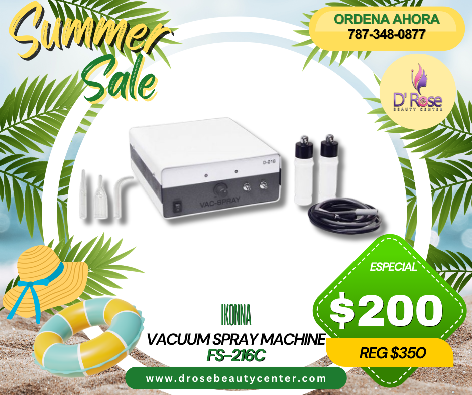 Ikonna Vacuum Spray Machine FS-216C – D' Rose Beauty Center