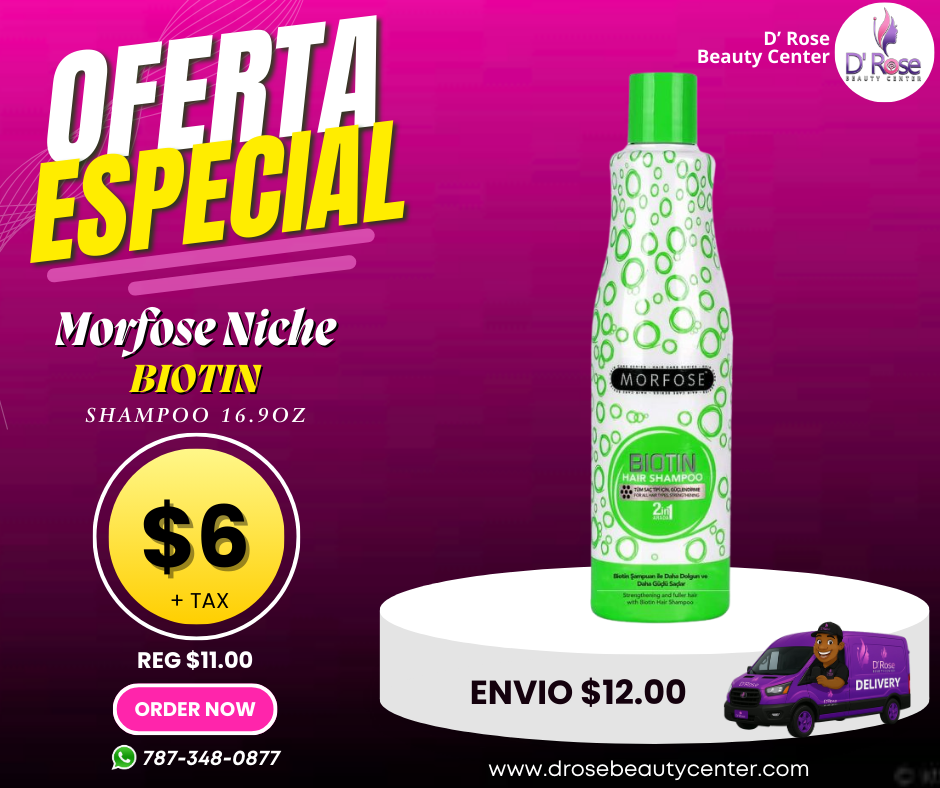 MORFOSE PROFESSIONAL BIOTIN SHAMPOO 16.9oz – MBS500